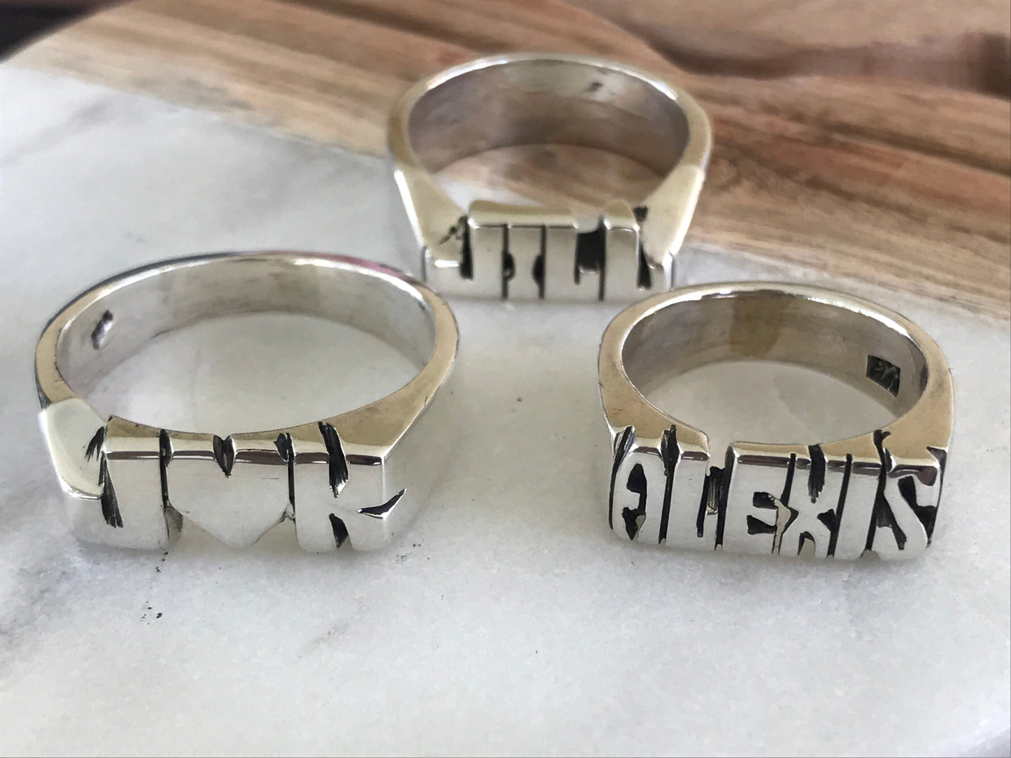 Thick Silver Ring (Sizes 10 to 14)