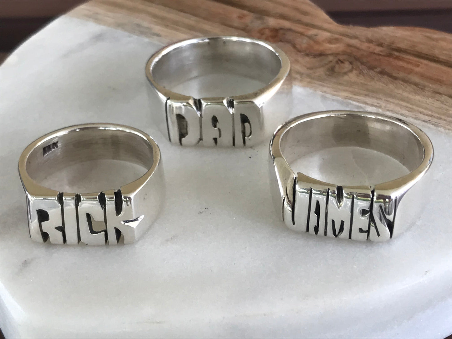 Thicker Silver Ring (Sizes 5.5 to 11)